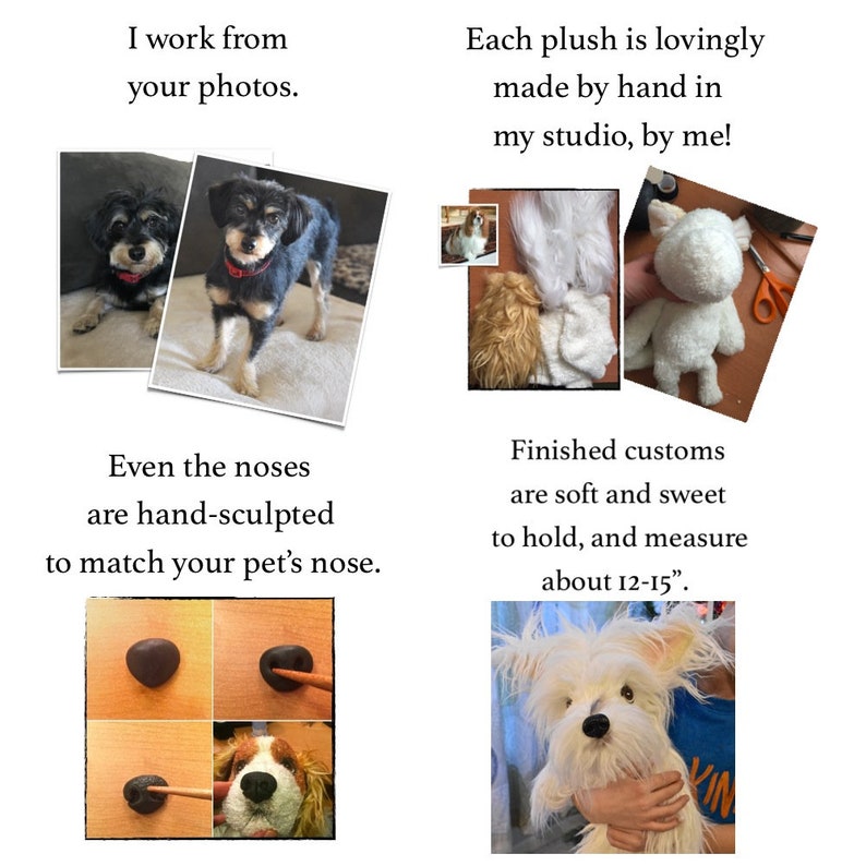 Custom Stuffed Animal, Stuffed Animal Pet, Pet Replica, Pet Portrait, Loss of Pet, Pet Loss Gifts, Custom Stuffed Pet Memorial, Pet Mom image 11