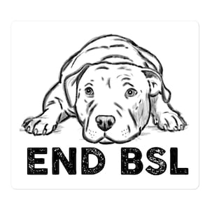 Pitbull Sticker, End BSL, Breed Specific Legislation, Pro Pitbull, Positive Pitbull, Pittie Mom, Pittie Dad, Rescue Pitbull, Rescue Pit