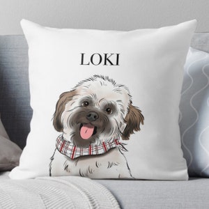 Custom Pet Pillow, Personalized Pillow, Cat Lover Gift, Dog Lover Gift, Cat Pillow, Dog Pillow, Throw Pillow, Pet Loss Gifts, Pet Memorial