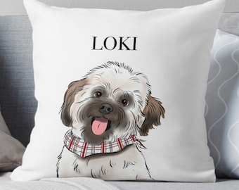 Custom Pet Pillow, Personalized Pillow, Cat Lover Gift, Dog Lover Gift, Cat Pillow, Dog Pillow, Throw Pillow, Pet Loss Gifts, Pet Memorial