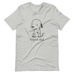 Tripod Mama T-Shirt, Cute Tripaw Puppy, Tripod Dad Shirt, Tri-Paw Mama Shirt, Tripaw Dog Shirt, Tripod Mom Gift, Sweet Tripaw Dog image 7