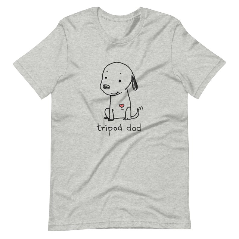 Tripod Mama T-Shirt, Cute Tripaw Puppy, Tripod Dad Shirt, Tri-Paw Mama Shirt, Tripaw Dog Shirt, Tripod Mom Gift, Sweet Tripaw Dog image 7