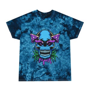 Tie-Dye Tee Crystal Mushroom Scull High Comfort Psychedelic Festival Acid HypnoticTrippy Tshirt Toíp