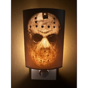 Jason Vorhees Mask Unique Custom Made 3D Lithophane Night-Light