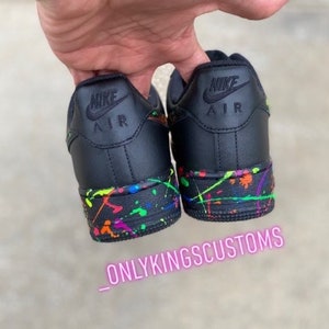 Custom Toddler/kids/men/ Women Custom Neon Slatter Airforce 1 Shoes - Etsy