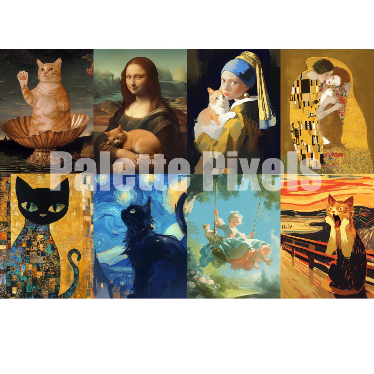 Mona Lisa Cat Digital Download - Etsy