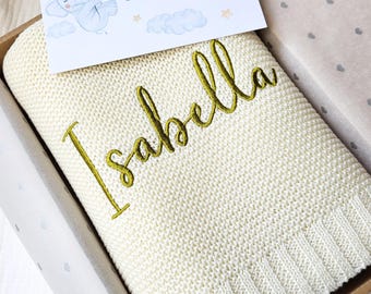 Custom Baby Blanket – Unique Personalised Name Gift