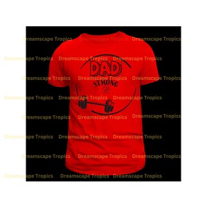 DAD STRONG haltères soulevant papa force papa forte SVG, Png, Eps, Dxf, Pdf, fichier de coupe numérique, Cricut Maker, Silhouette Cameo 4