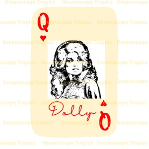 Queen Dolly Country Queen, musique country, Dollywood, 9 sur 5, Reine SVG, Png, Eps, Dxf, Pdf, fichier de découpe numérique, Cricut Maker, Silhouette Cameo 4