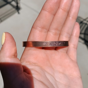 Personalized Stamped Bracelet