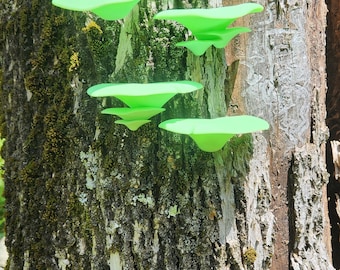 Glow in the Dark Pilzregale 4er Pack