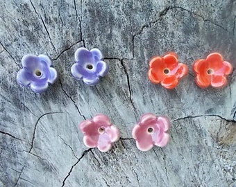 Handmade Concave Flower Disc Pairs