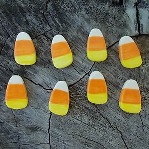 Handmade Ceramic Candy Corn Charms