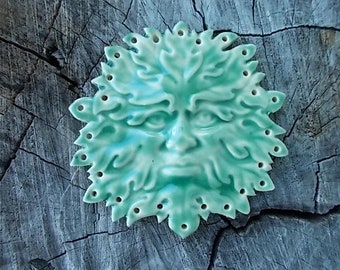 Handmade Ceramic Tree Man Pine Needle Basket Base