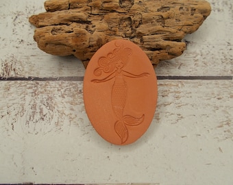 Ceramic Mermaid Brown Sugar Saver