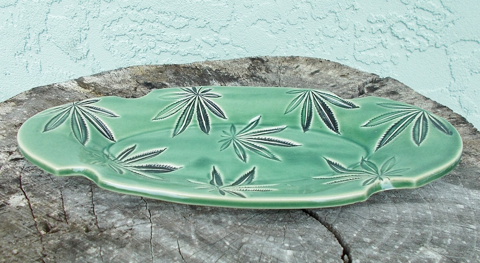 Handmade Mary Jane Ceramic Rolling Tray Dish Etsy UK