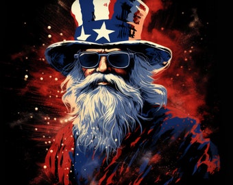 Happy Birthday America Uncle Sam T-shirt
