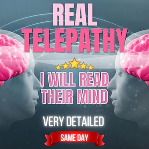 SAME DAY Real Telepathy Reading, I Will Read Their Mind, Hidden Thoughts About You, Channeled Message From Your Person, Very Detailed
