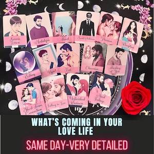 SAME DAY,  Love Oracle Reading: Future Romance Prediction, What&#39;s Coming in your Love Life? Psychic Intuitive Reading, What&#39;s Next In Love