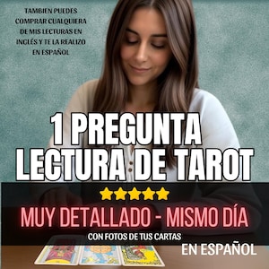 EL MISMO DÍA Lectura Del Tarot, Lectura de preguntas, Tarot de pregunta, 1 pregunta, lectura de una pregunta, amor, carrera, 8 cartas