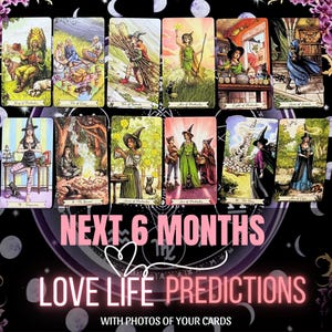 6-Month Love Life Predictions, Future Romance Tarot Reading, What Happens in Next 6 Months, Detailed Soulmate Forecast, Same Day, 12-Card