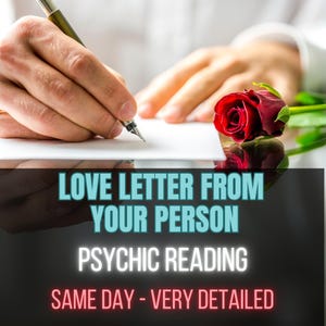 Carta de amor canalizada de tu persona, Carta de amor de tu persona, Lectura de tarot del amor, Lectura de tarot muy detallada