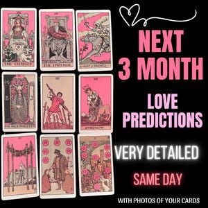 SAME DAY, 3 Month Love Predictions, What&#39;s Coming Towards You In Love, Love Tarot Reading Relationship Reading, Love Blind Reading