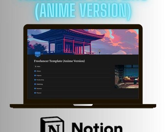 Freelancer-Vorlage (Anime-Version), Kundenmanagement, Projektverfolgung, Produktivität, Marketingstrategie, Finanzmanagement