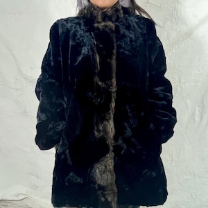80s USA製 Hillmoor NEW YORK フェイクファーコート 80s USA製 Hillmoor NEW YORK フェイクファーコート