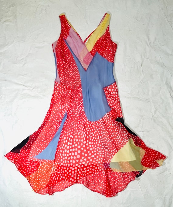 Diane Von Furstenberg Silk Sleeveless Dress (patch
