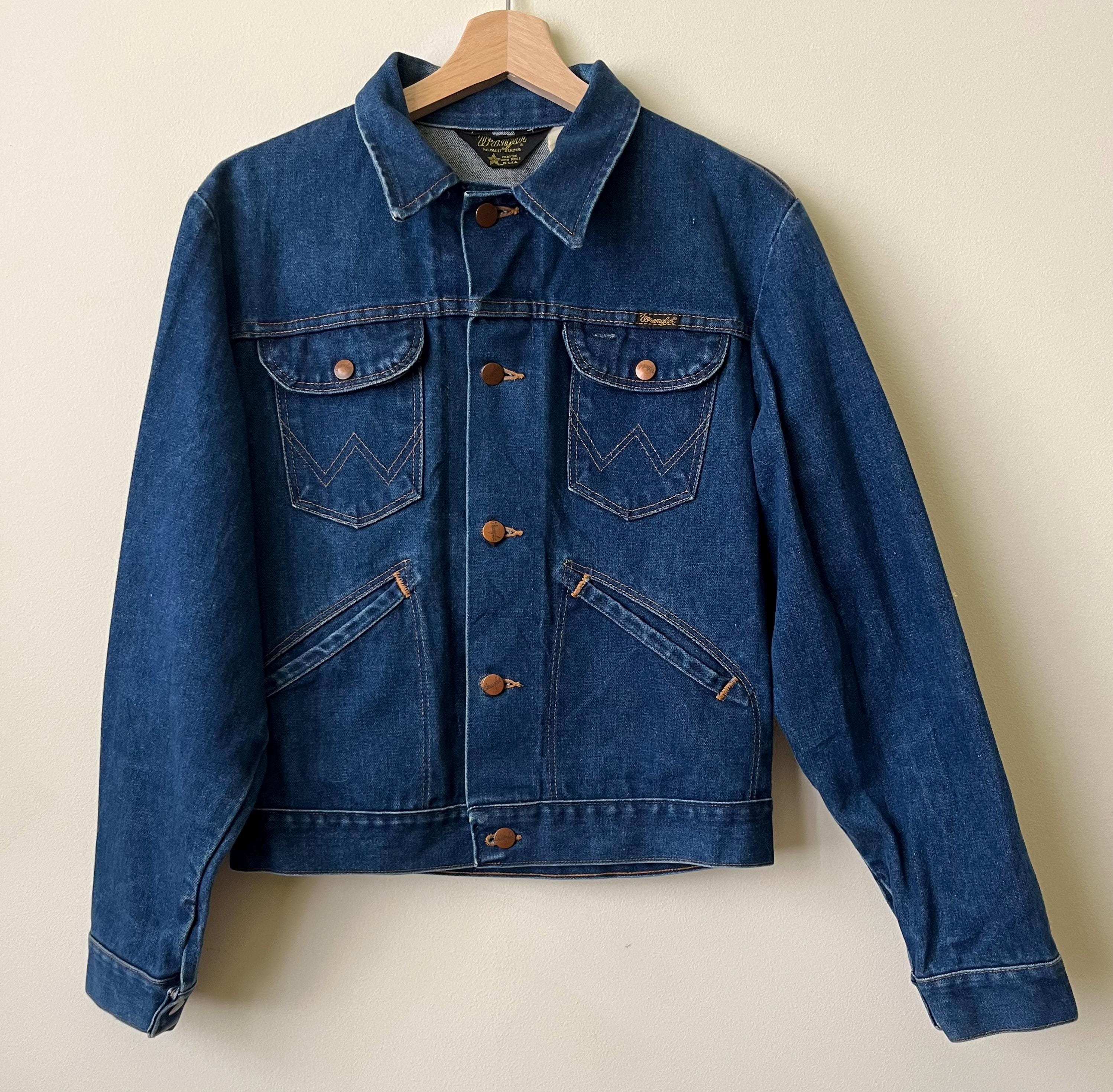1970s Wrangler (NO-FAULT) Denim Jacket - Etsy 1970s Wrangler (NO-FAULT) Denim Jacket - Etsy
