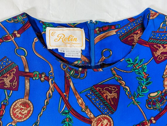 Relin of San Francisco Silk Dress 1990s - image 5