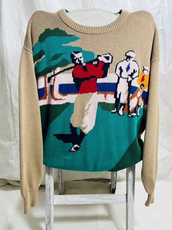 1990s Hathaway Cotton Sweater (Golf is the Game)