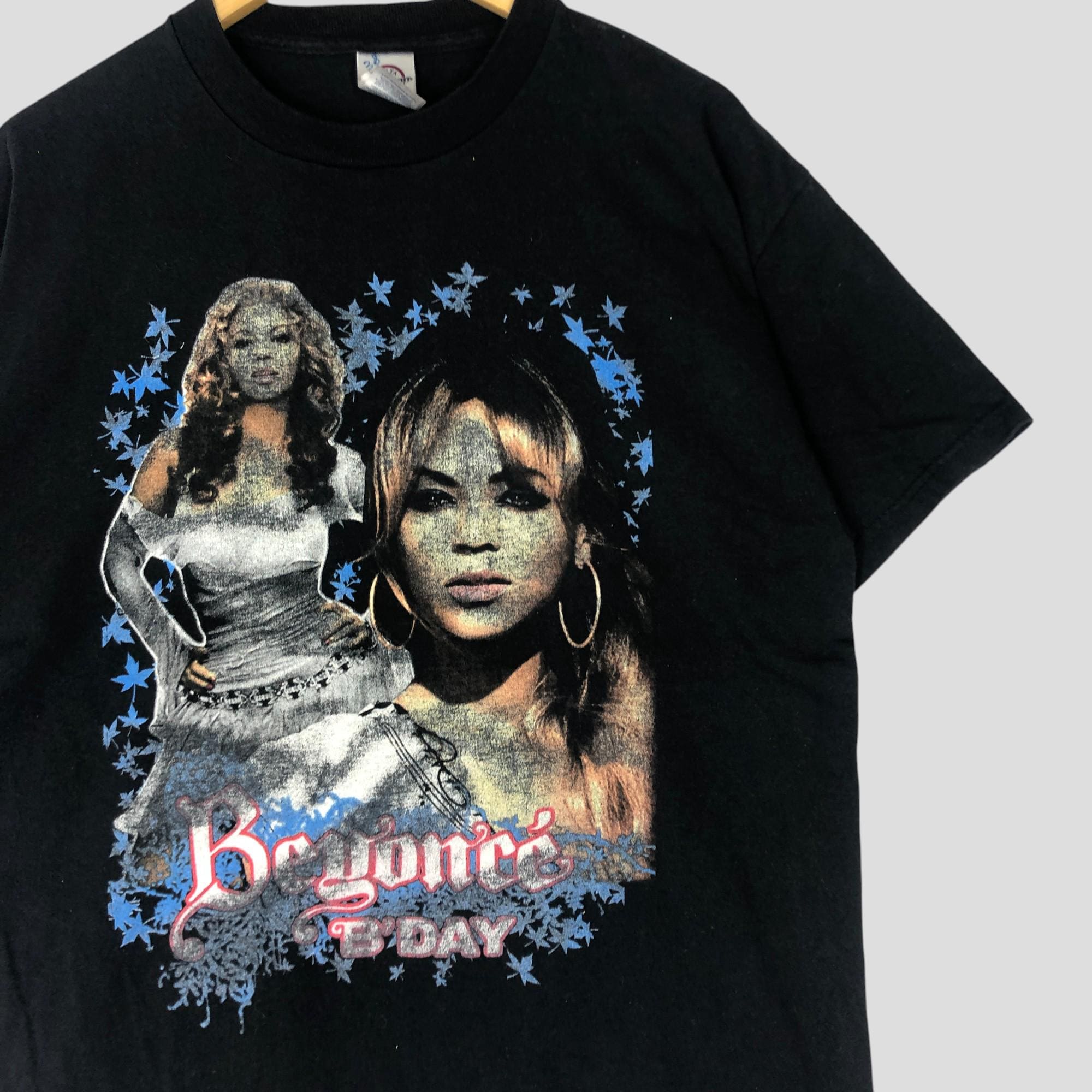 Vintage Y2K Beyoncé B'day Album Promo US Tour Rap Style T-shirt