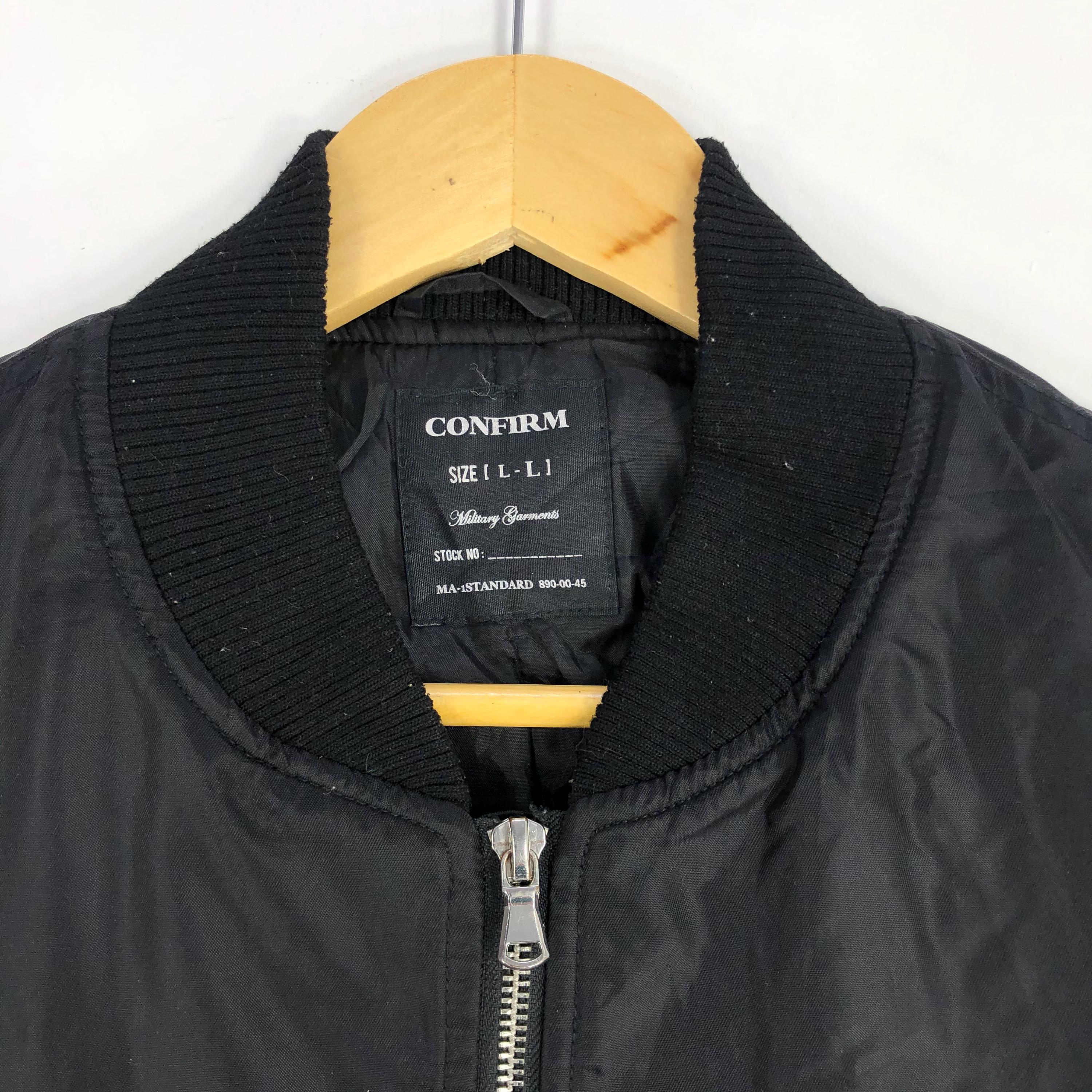 Vintage Y2K Confirm MA-1 Military Garments Bomber Jacket