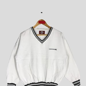 Vintage Converse All Star Sweatshirt Medium Vintage Chuck Taylor Usa Converse Crewneck Gray Jumper Converse Pullover M