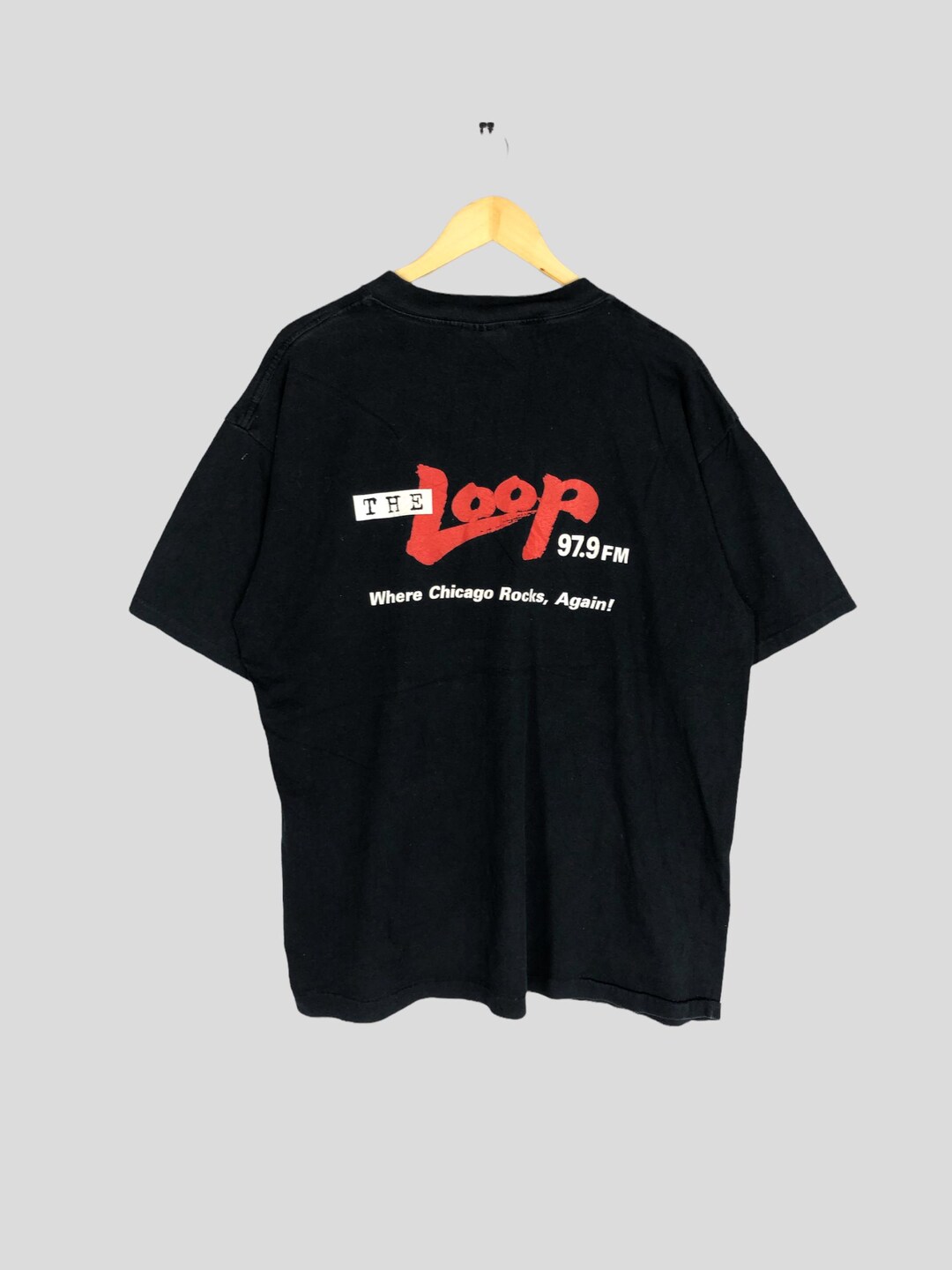 Vintage the Loop Radio Station T Shirt Where Chicago Rock