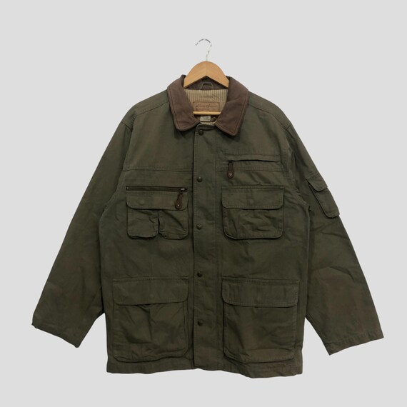 Vintage Eddie Bauer Hunting Jacket: 70s Duck Cotton Canvas