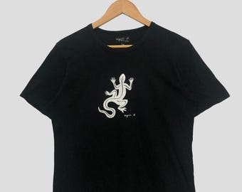 Vintage Agnes B Homme Paris T-shirt: 90s Black Tee, Size M - Etsy