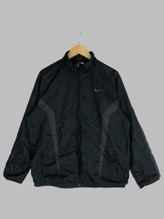 Vintage Nike Swoosh Zipper Jacket Xlarge Nike Swoosh Windbreaker