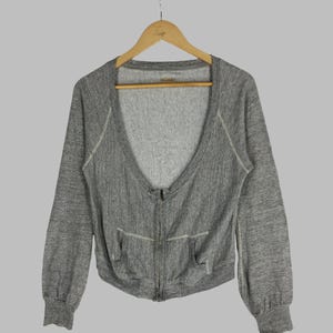 Vintage 90s Japanese Brand Kapital Cardigan Small Gray Kapital Women Sweatshirt Kapital Pullover Jumper Size S