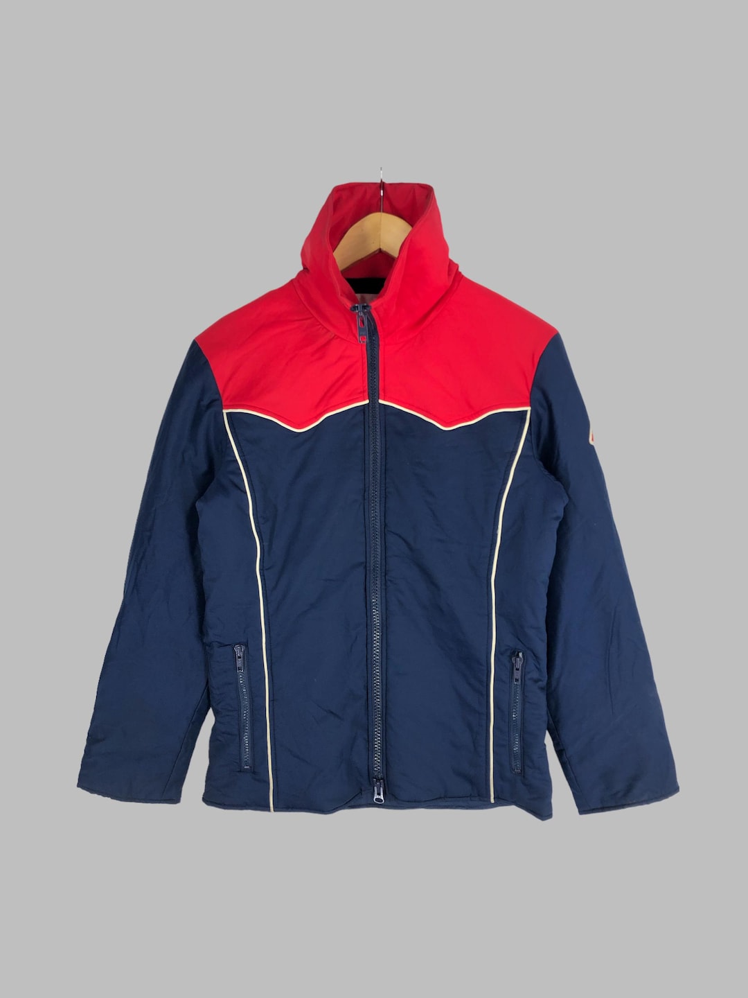 VTG 90s 00s DESCENTE RED BLACK PADDED SKI JACKET SIZE XXL