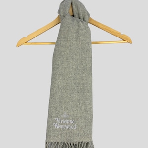 Vivienne Westwood Schal Muffler Vivienne Westwood Wolle Schal Winter Orb Schal Damen Krawatte Accessoires Luxus Weihnachtsgeschenke für Sie