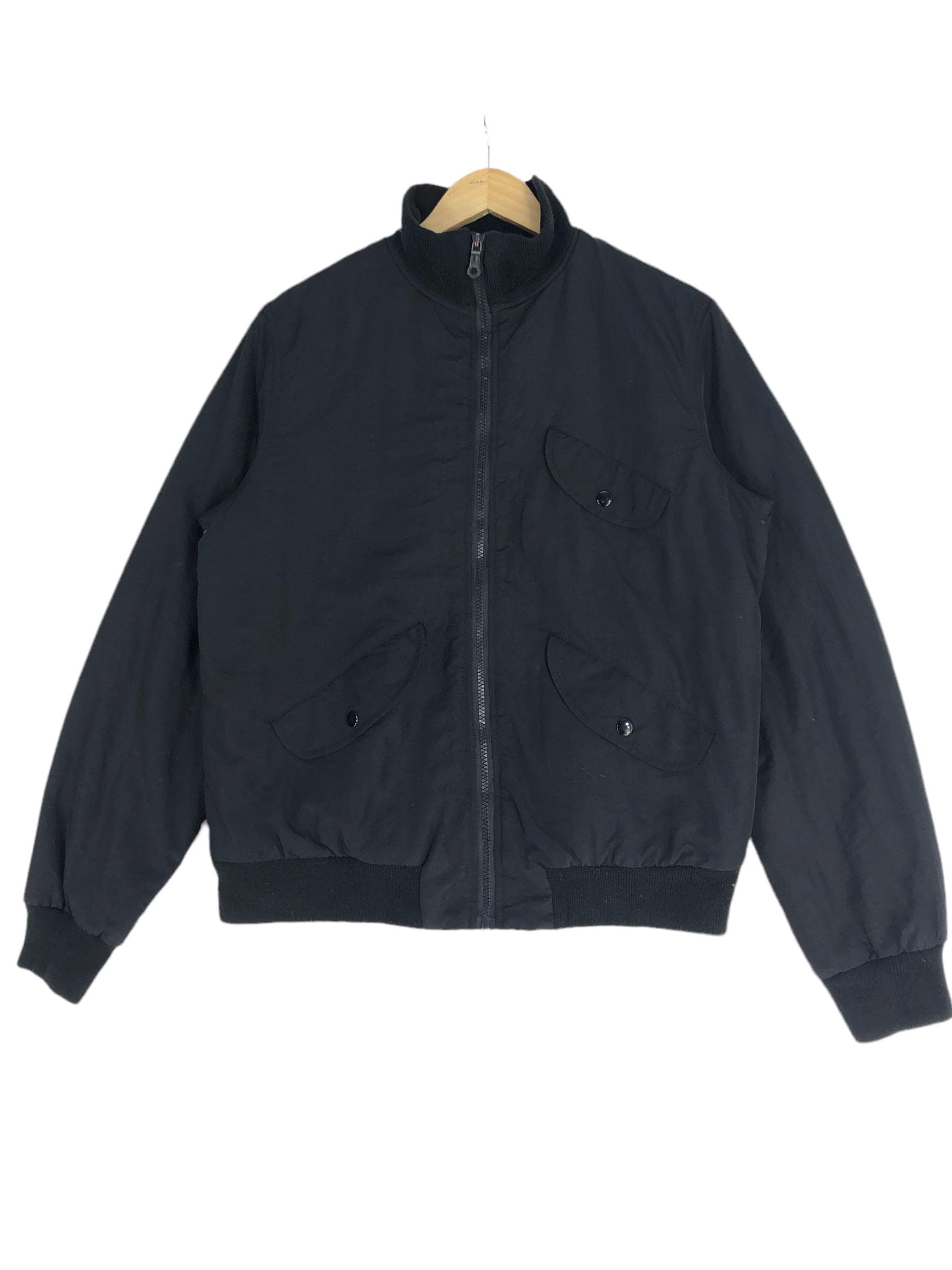 90s A.P.C. フランス archive Zip Jaket Vintage A.P.C Bomber Jacket APC Zipper Jacket Apc Designer Black