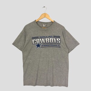 Vintage Dallas Cowboys NFL Spellout Printed T Shirt Medium Cowboys Super Bowl XXVII Champs Tee Cowboys American Football TShirt Size M