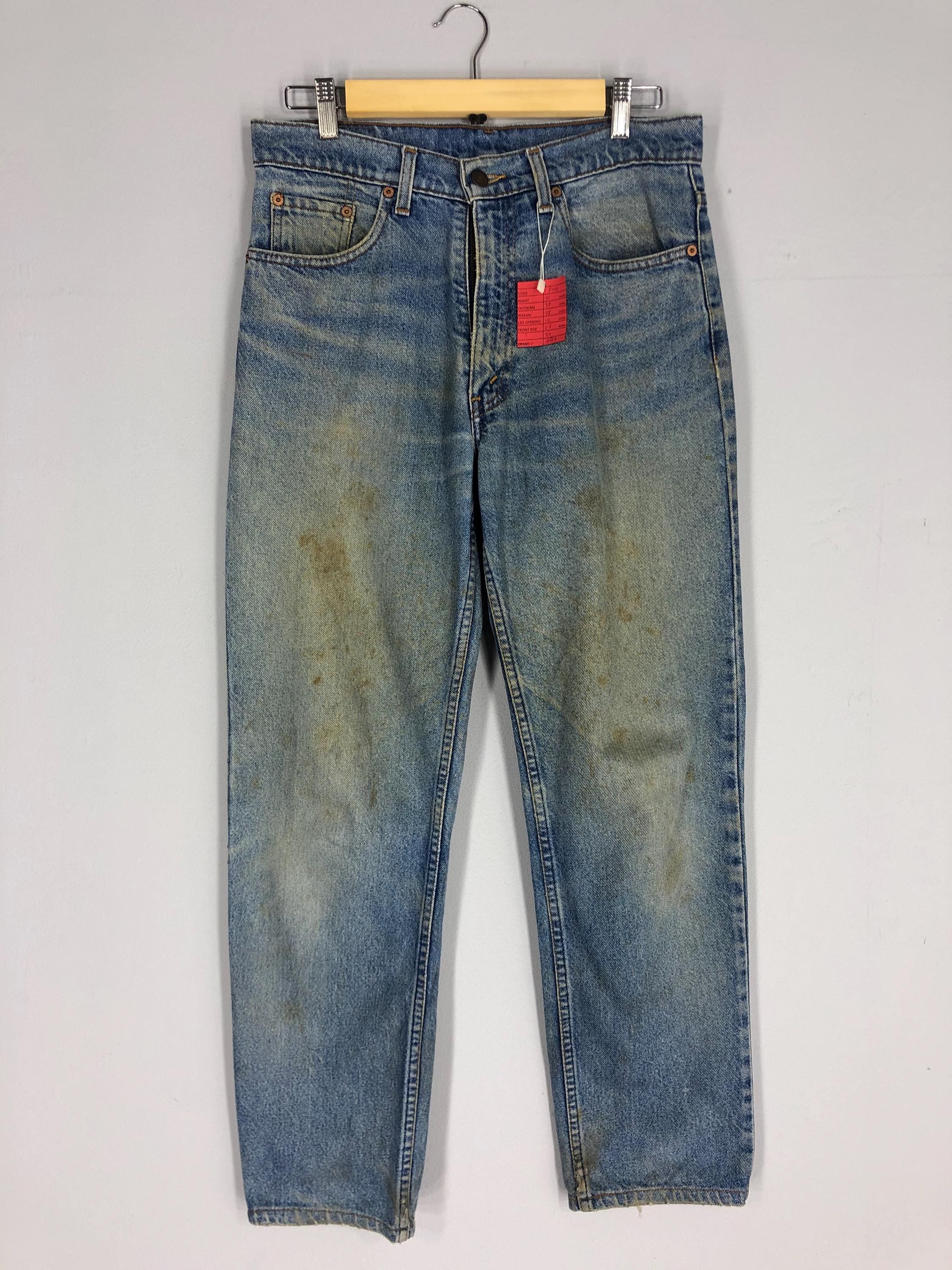 Vintage Levi's 616 Jeans: 90s Blue Stone Washed Denim (31x39) - Etsy