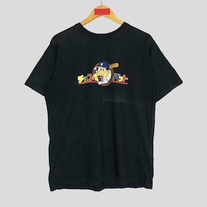 Vintage Y2K Sanritsu Choco Bat Anime T-Shirt - Black Size M