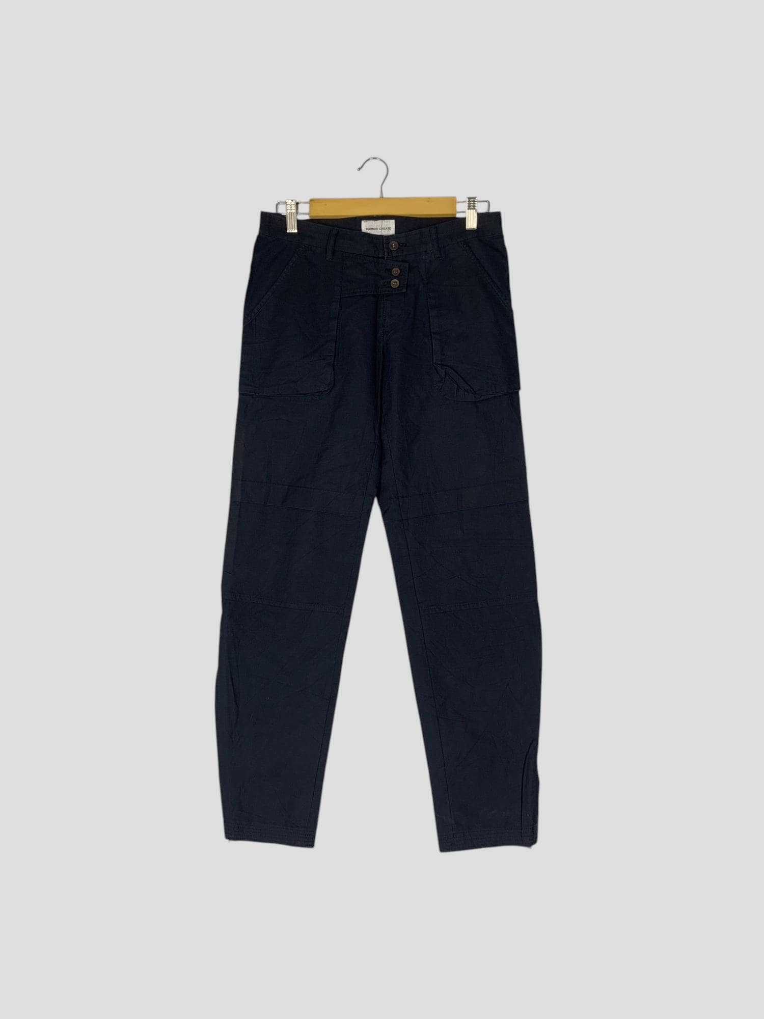 パンツ Y2K TSUMORI CHISATO Military Pants Buy Tsumori Chisato Cotton Pants - Black Casual Trousers (W31 X 38