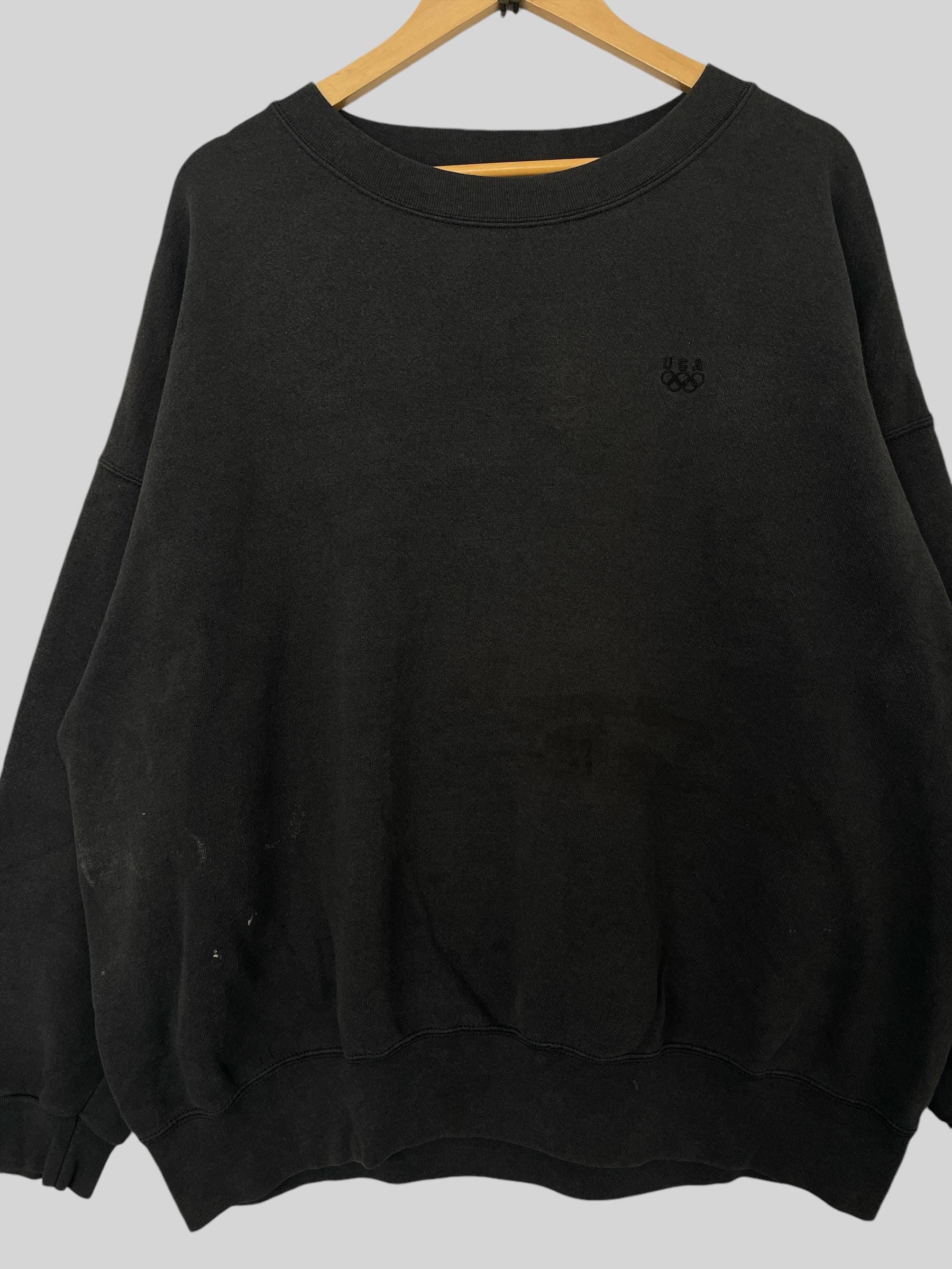 Vintage 90s Olympic USA Sweatshirt Crewneck Olympic Small Logo