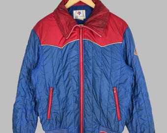 Chaqueta vintage Descente del equipo de esquí estadounidense de los años 90 (talla L)